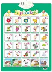 Wall Chart for Toddlers Kids Learning Toys Education Fruits Vegetables Vehicles