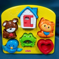 2012 Fisher-Price Brilliant Basics W9839 Activity Tray Puzzle Toy