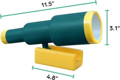 Playground Accessories – Pirate Ship Telescope for Kids – Plastic Attachment …