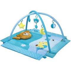Baby Play Gym Tummy Time Activity Mat with Developmental Toys for Infants 0+