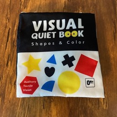 Baby Visual Quiet Book Shapes Colors High Contrast Sensory Learning Toy