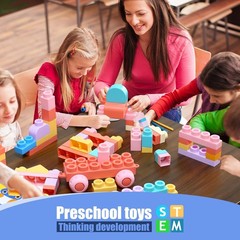 Soft Block Sets for Toddler Aged 2 3 4 5 6 Years Old.Preschool Toy for Early …