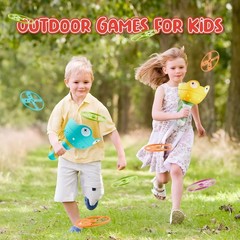Manual Flying Disc Catching Game – Engaging Outdoor Activity for Kids 4-8
