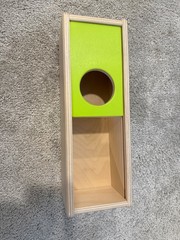 LOVEVERY Wooden Sliding Top Box W/ 1 BALL 11 – 12 Months THINKER Montessori Toy