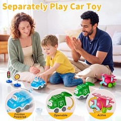 Train Set for Toddlers 2-4 with Steam, Music&Light, Electric Train Toy Set