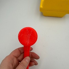 Vintage 1986 Fisher-Price Pound-A-Ball Shape Pounding Bench 2038 with Hammer