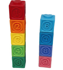 Toys for babies Stacking Blocks and textured sensory toys in shapes (Pre-Owned)