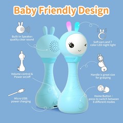 Alilo Yoyo Talking Bunny Baby Singing Musical Rattle Mimicking Toys Repeats