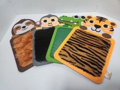 Little Learner Lab Sensory Buddies Jungle & Sea Sets 8 Mats Total New Sealed