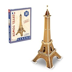 Cubic Fan Eiffel Tower Mini Model 3D Puzzle Paper Craft for Kids S3006hfrom JP