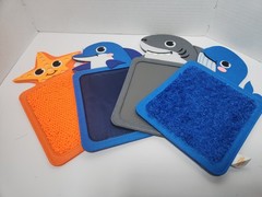 Little Learner Lab Sensory Buddies Jungle & Sea Sets 8 Mats Total New Sealed
