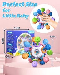 Baby Teething Toys for 0-6 6-12 , Newborn Infant Montessori Toys | Tummy Time…