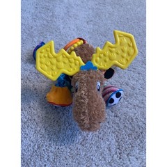 Lamaze Fun Moose Baby Toy 0-24 Months Plush Multicolor Fabric By TOMY With Clip