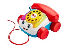 Fisher-Price Toddler Pull Toy Chatter Telephone Pretend Phone with Rotary Dial a