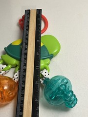 Infantino Baby Toy Rattle Green Turtle