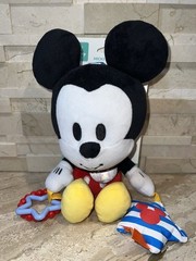 Disney Baby Mickey Mouse On The Go Activity Toy Crinkle Teether NEW