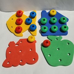 Lakeshore Learning My First Pegboard Set DD645 Complete Preowned Toddler Toy
