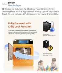 3D Printer for Kids, Safe for Children, Toy 3D Printer, STEM Learning Mate