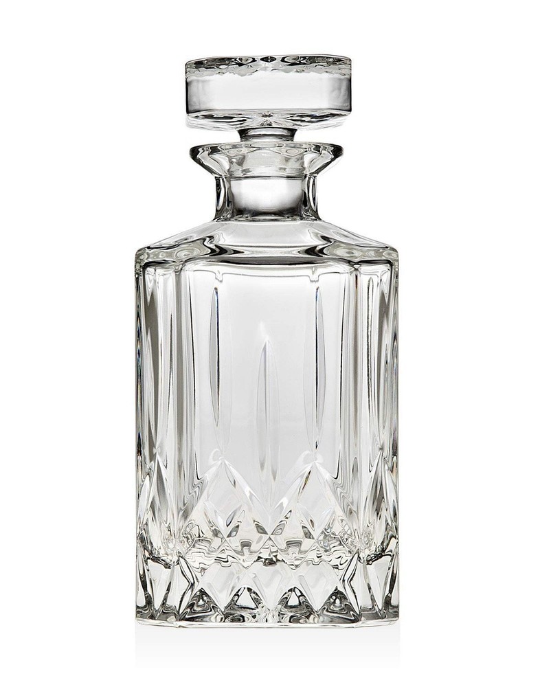 Godinger Silver Art Oxford Crystal Collection Whiskey Decanter With Stopper…