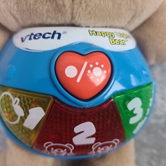 VTech Happy Lights Singing Talking Sleeping Bear With Lights Working