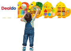 Chick Squad Activity Wall Busy Board Panels | 11-In-1 Wooden Sensory Wall Panel