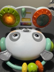 Infantino Spin & Slide DJ Panda – 16 Songs, Busy Beads for Fine Motor Skills