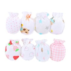 Newborn Baby Cotton Cartoon Gloves Unisex Baby Mitts 0-5 Months Baby