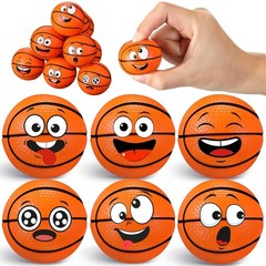 Arrowbash 12 Pcs Mini Face Stress Balls for Boys Girls Sport Funny Face Squee…