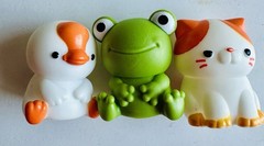 Lot Of 14 Farm Animals & Farmer Pretend Finger Puppets Toys Toddler Learning Toy