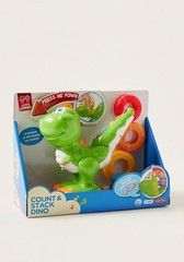 Count & Stack Dino Little Learner Bilingual Sensory Development Untested As Is