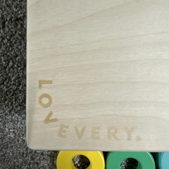 Lovevery Count & Slide Ring Chute Wooden Toy The Realist Play Kit Montessori