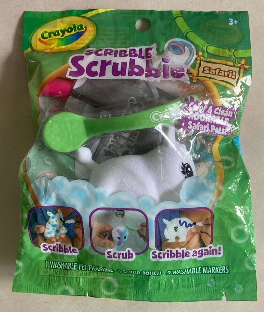Crayola Scribble Scrubbie Safari Animals Pets WARTHOG