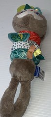 Infantino Music & Motion Sloth Pull Down Plush Toy Teether Lovey Stuffed Animal