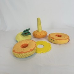 Melissa & Doug Multi-Sensory Pineapple Soft Stacker Infant Toy