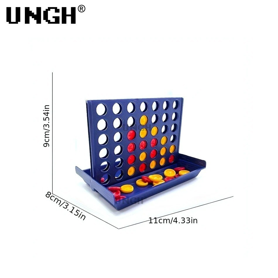 UNGH Four In A Row Bingo Chess Connect Classic Family Board Game Toys Fun Kids