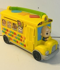 Cocomelon Musical Learning Bus, Number And Letter Recognition Yellow School Bus