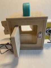 LOVEVERY Wooden Lock Box Latches | The Realist Box | Montessori Learning Toy