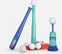 Toddler Baseball Set with Manual Operation Safe Non Toxic Materials for Kids