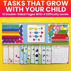 Magnetic Fractions Learning Set for Kids 6-12