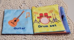 8 Handmade Soft Colorful Mini Books For Babies & Toddlers. Rustled. 4″ X 4″ WOW
