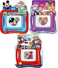 Disney (1-3 Pack) Magic Drawing Board Toy for Kids Magic Erasable Drawing Pad
