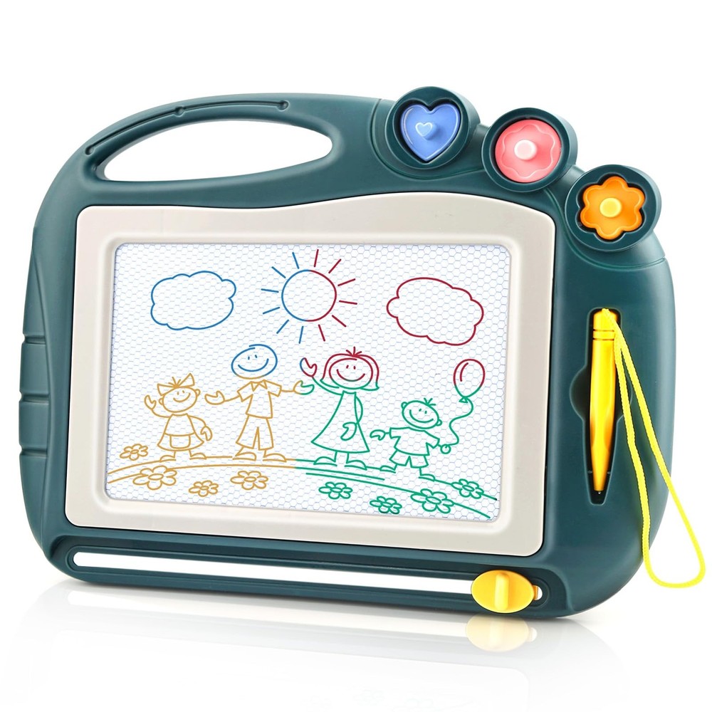 Magnetic Drawing Board, Toddler Toys for Age 1 2 3 Boys Girls, Sketch Pad, Bi…
