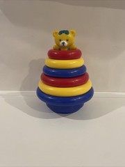 Vintage Extremely Rare? Chicco? Stacking Cups And Bear Toy