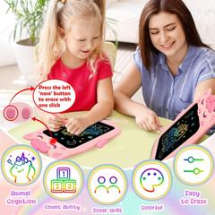 Toys for 1 2 3 Year Old Girl Gifts,10In Writing Tablet for Kids,Toddler Toys …
