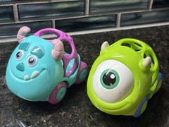 Disney Baby Oball Go Grippers Push Cars Monsters Inc Sully And Mike Set Of 2