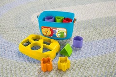 Baby Shape Sorter Toy Stacking Blocks First Blocks Set Educational Infant 6M+