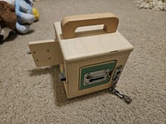 LOVEVERY Wooden Lock Box Latches | The Realist Box | Montessori Learning Toy
