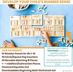 Educational Montessori Math Manipulatives