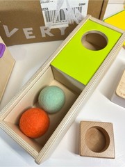 Lovevery The Thinker Play Kit 11-12 Months Wooden Peg Drop Sensory Switchboard