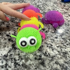Colorful Caterpillar & turtle Novelty Toy Soft Spiky Texture Ball Squish